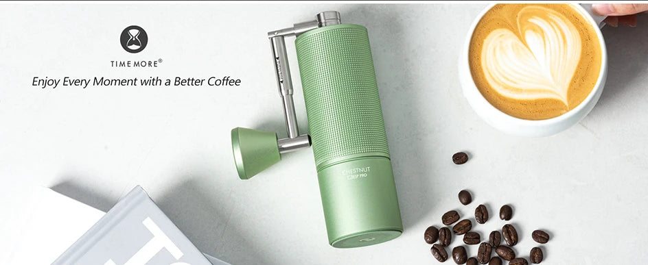 Chestnut C3S/C3ESP Pro Manual Coffee Grinder – Foldable Hand Burr