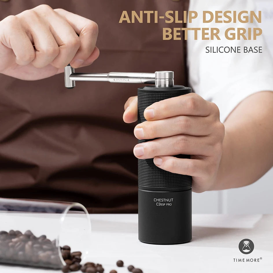 Chestnut C3S/C3ESP Pro Manual Coffee Grinder – Foldable Hand Burr