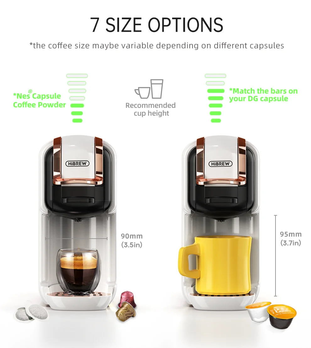 5-in-1 Capsule Coffee Machine – Hot & Cold Coffee, Cappuccino