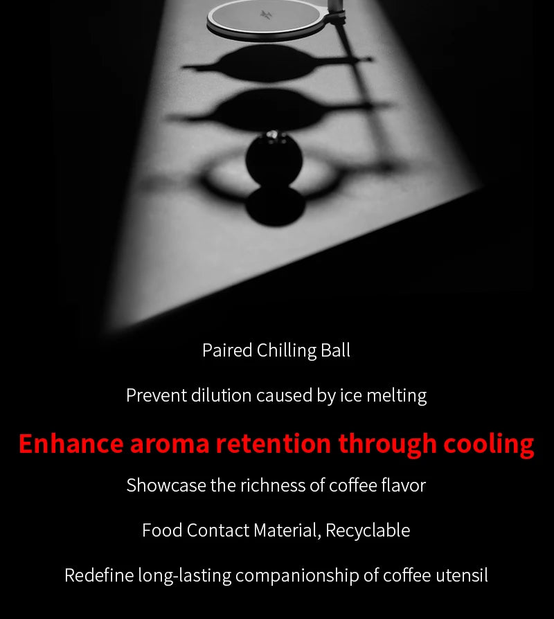 Stainless Steel Coffee Chilling Balls – 2 Pack