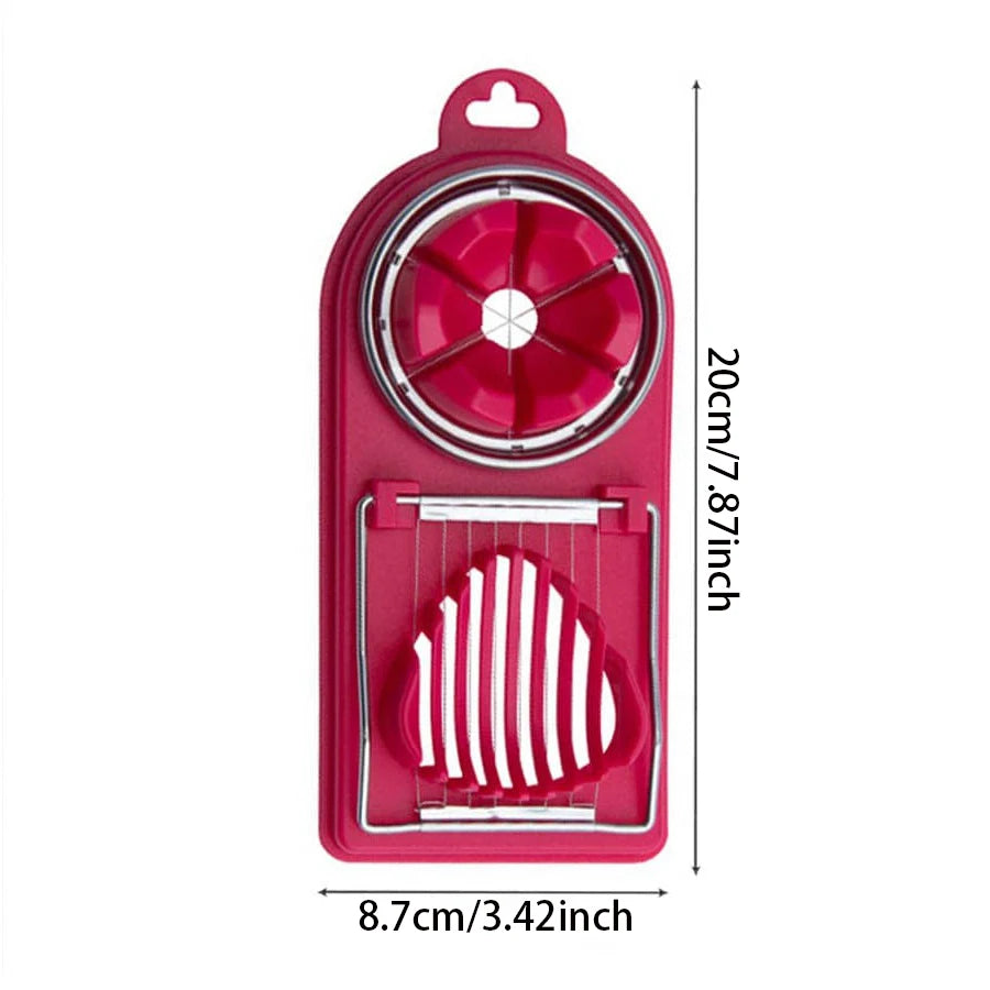2-in-1 Egg Cutter with Stainless Steel Wires