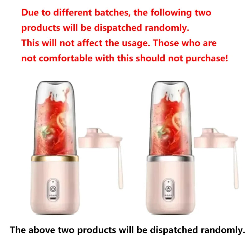 Portable USB Mini Juicer – Personal Handheld Blender for Travel