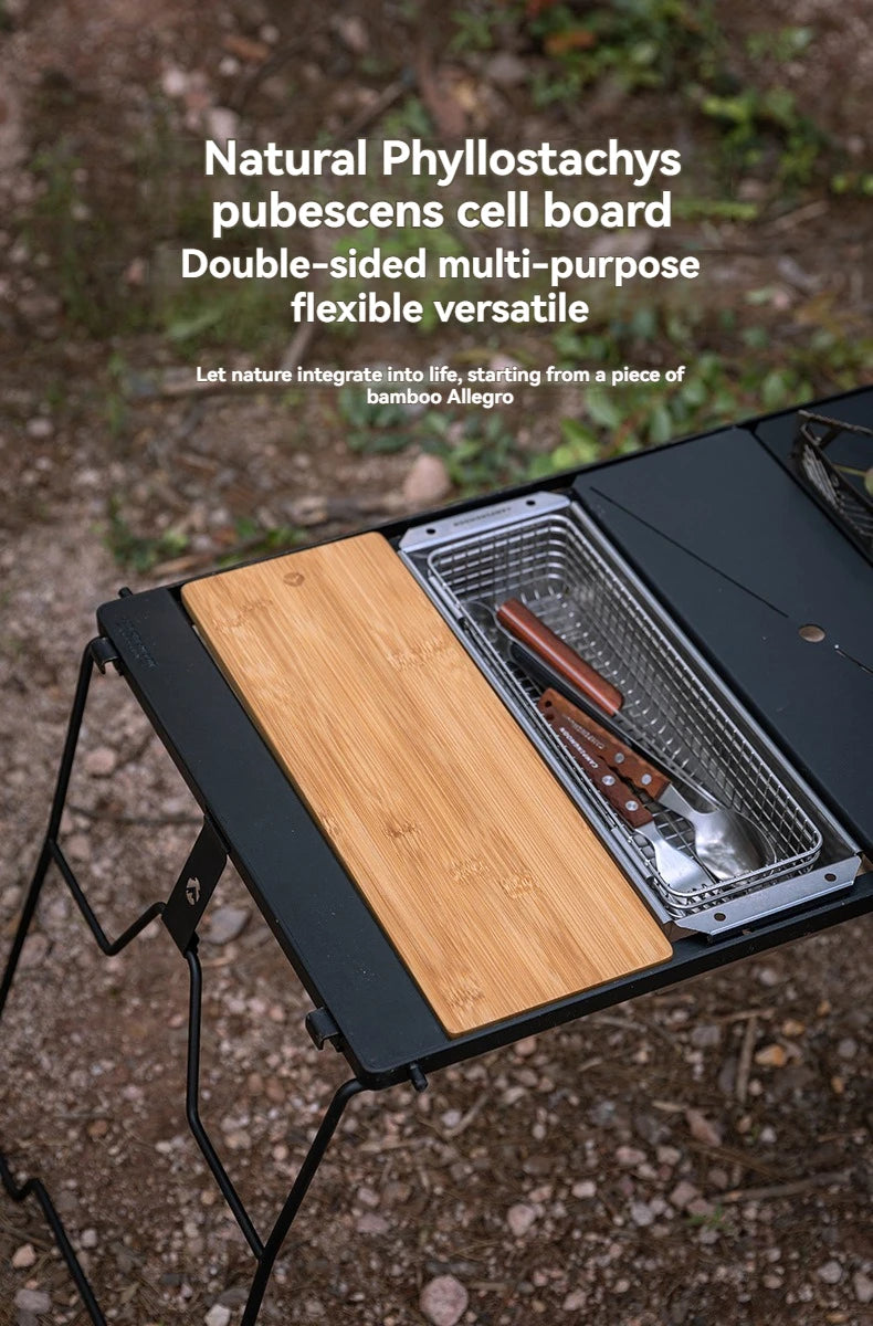 Portable Bamboo BBQ & Serving Board