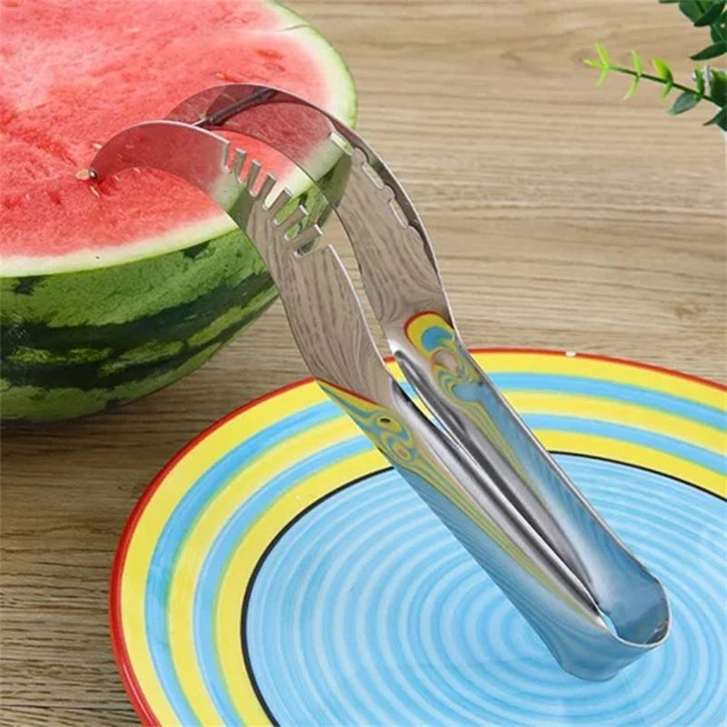 Stainless Steel Watermelon Cutter – Windmill Fruit Slicer Tool