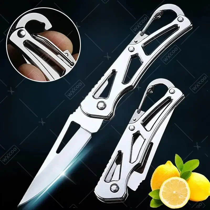 Stainless Steel Folding Pocket Knife – Multifunctional Kitchen Tool