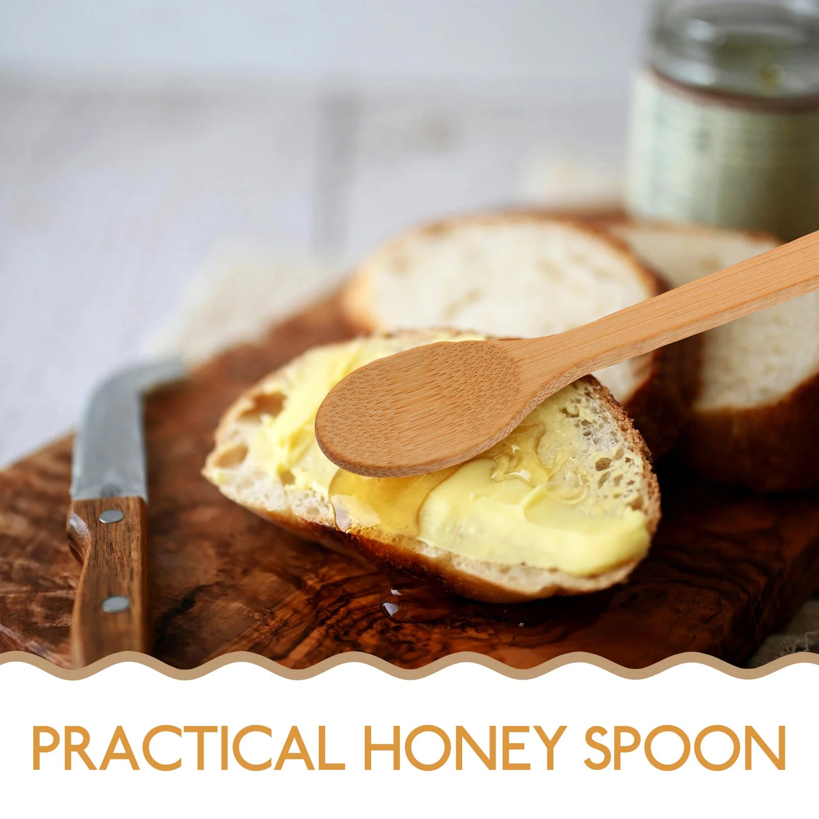 10-Piece Bamboo Teaspoon Set