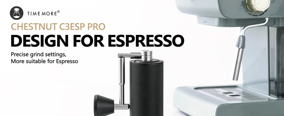 Chestnut C3S/C3ESP Pro Manual Coffee Grinder – Foldable Hand Burr