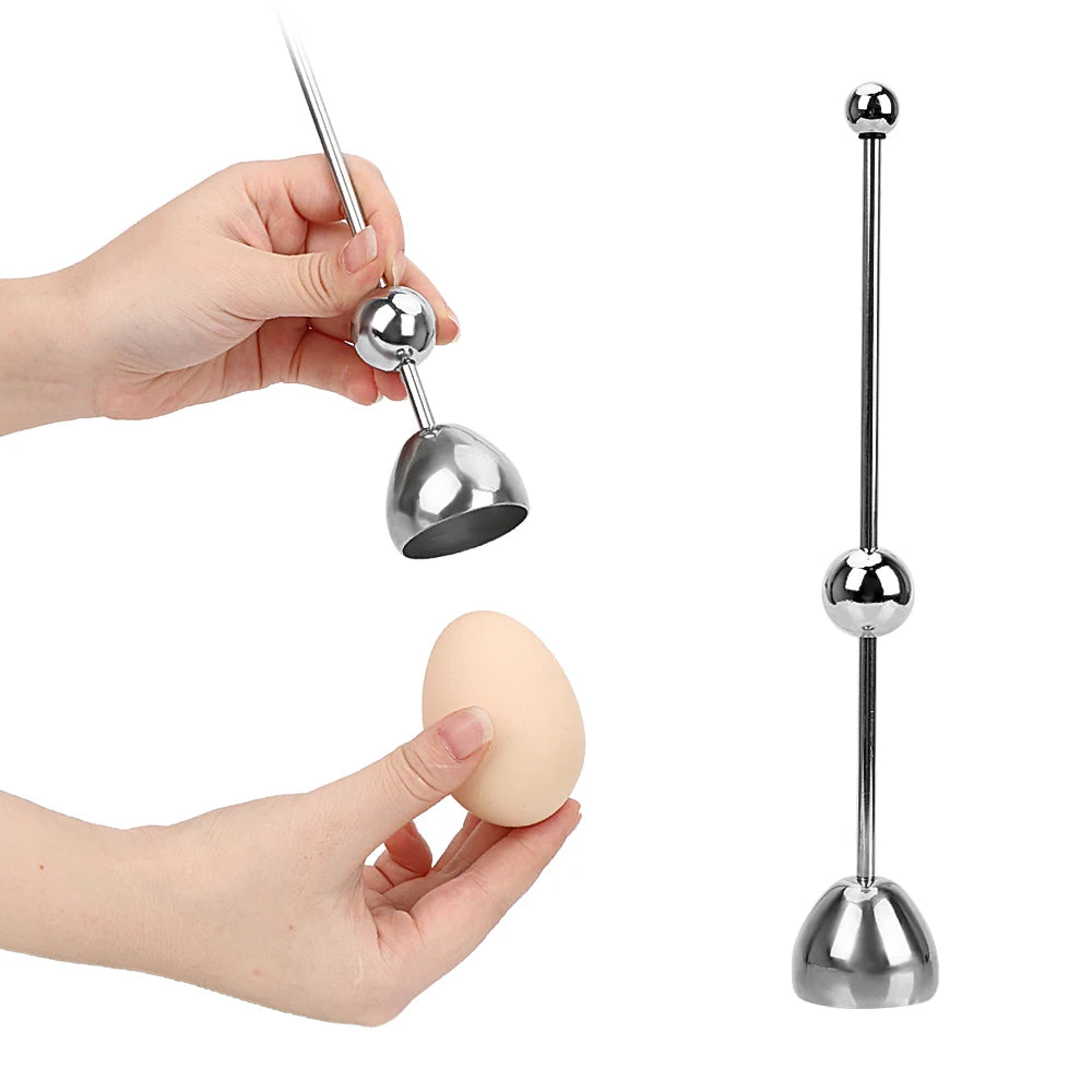 Egg Tools – Stainless Steel Egg Cracker & Topper Opener